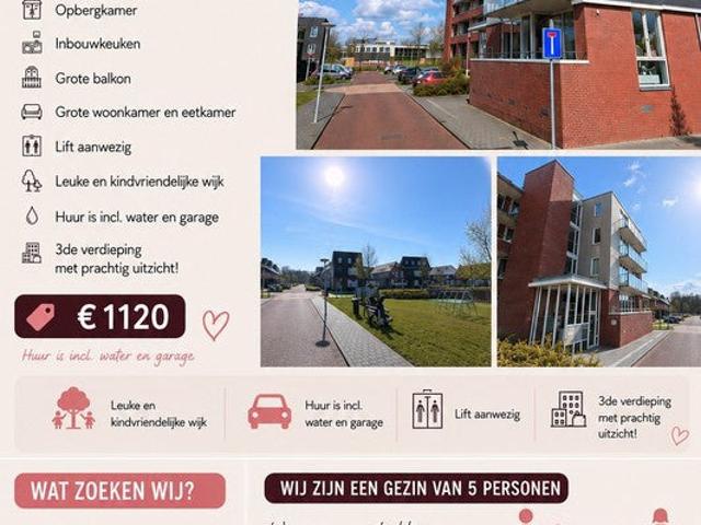 Appartement te huur in Uithoorn, Noord Holland