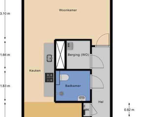 Appartement te huur in Oostwijk, Vlaardingen