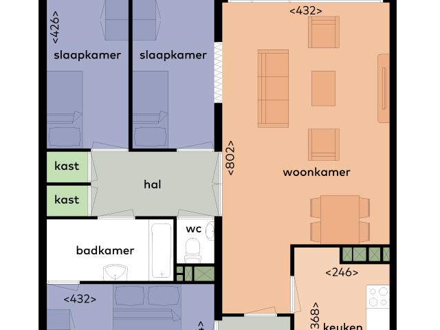 Appartement te huur in Noord-Hofland, Voorschoten