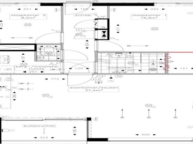 Appartement te huur in Centrum, Breda