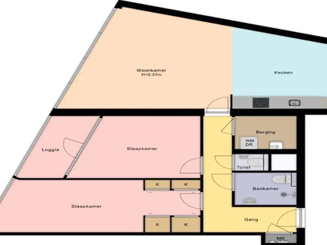 Appartement te huur in Centrum, Rotterdam