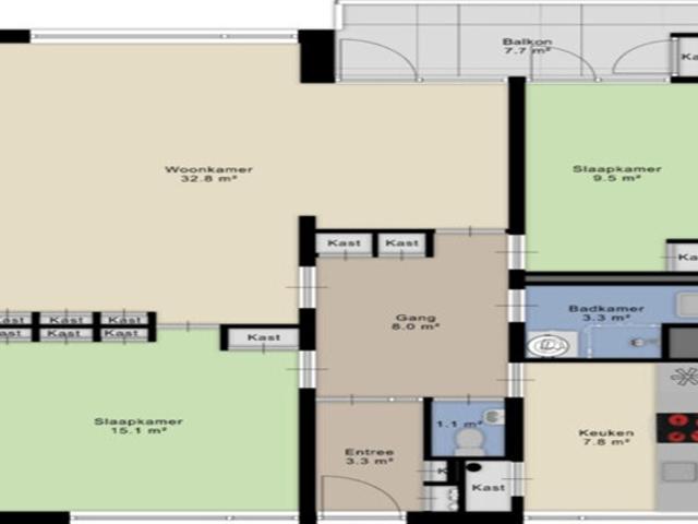 Appartement te huur in Alteveer/Cranevelt, Arnhem
