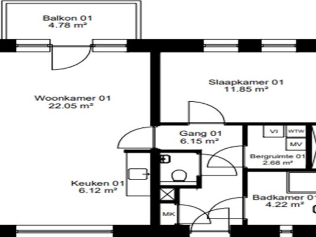 Appartement te huur in Wyckerpoort, Limburg