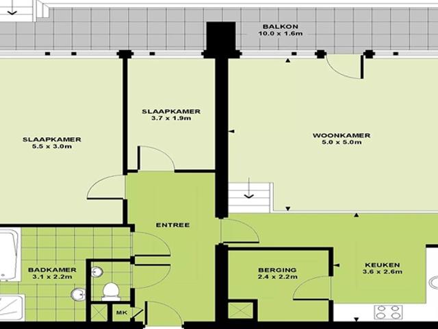Appartement te huur in Bergen, Noord Brabant