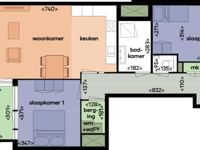 Appartement te huur in Haarzuilens, Utrecht