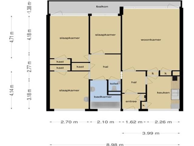 Appartement te huur in Nijmegen