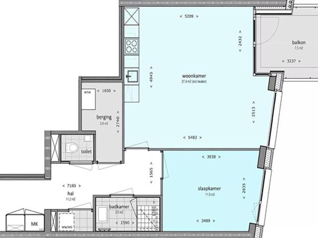 Appartement te huur in Bezuidenhout, Zuid Holland