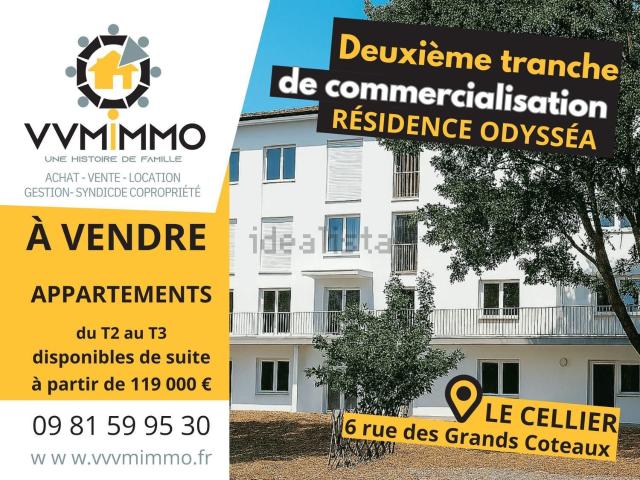 Appartement vente à La Croix, Mauves-sur-Loire