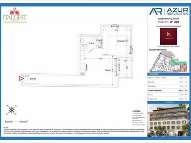 Appartement vente à Nice, Menton