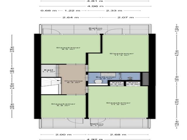 Appartement te huur in Aawijk-Noord, Bosch