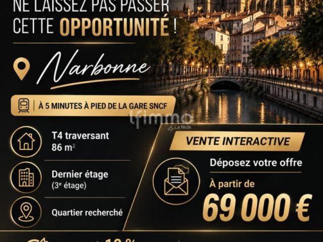 Appartement vente à Bourg, Narbonne