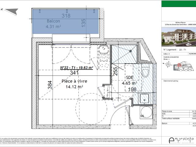 Appartement vente à Caen