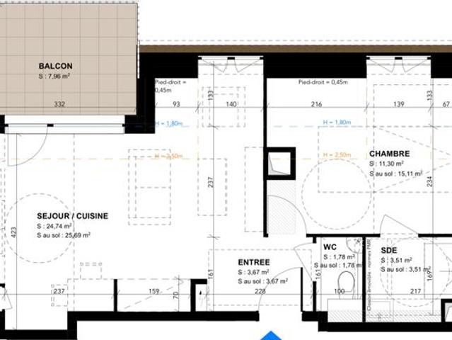 Appartement vente à Sélestat-Erstein, Albé