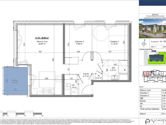 Appartement vente à Lisieux, Deauville