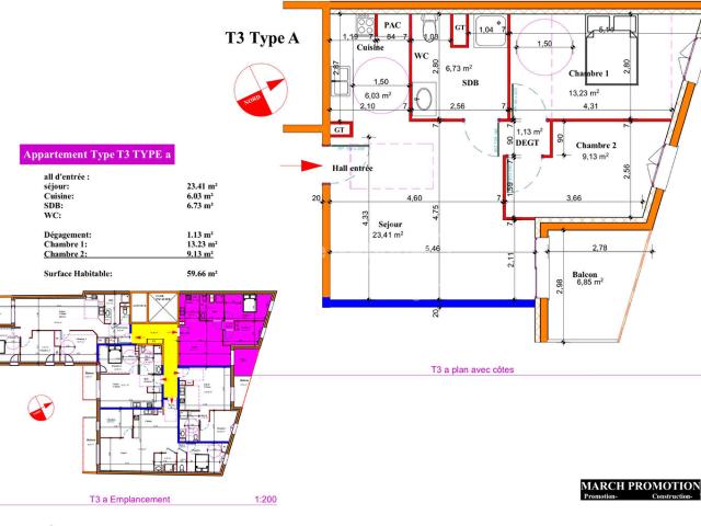 Appartement vente à Faubourg Saint-Jacques, Valence