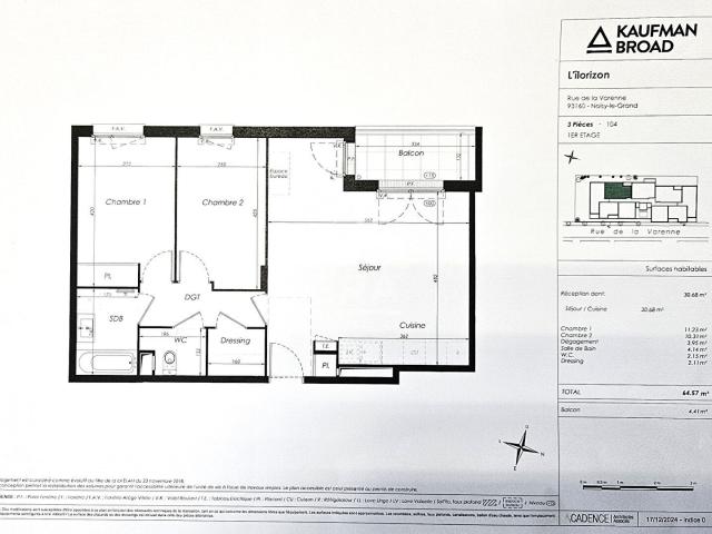 Appartement vente à Le Raincy, Noisy-le-grand