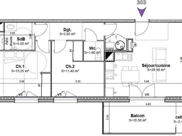 Appartement vente à Grenoble, Goncelin