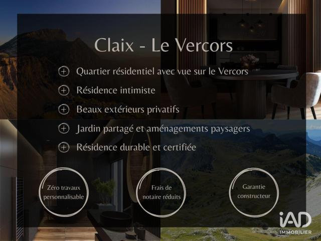 Appartement vente à Grenoble, Claix