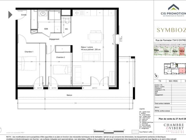 Appartement vente à Chambéry, Albens