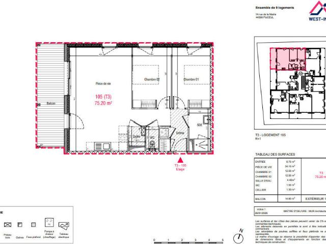 Appartement vente à Châteaubriant-Ancenis, Nozay