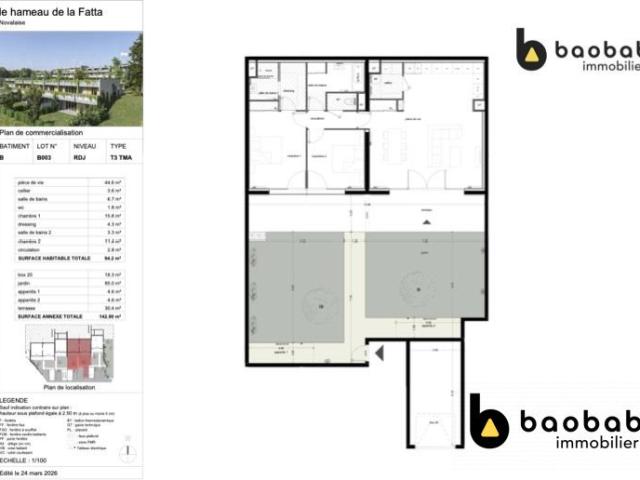 Appartement vente à Chambéry, Novalaise