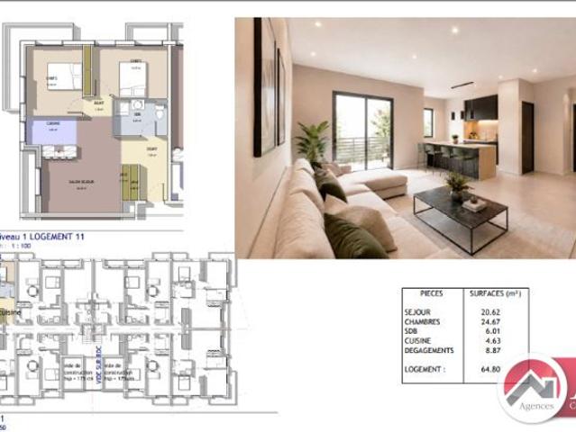 Appartement vente à Beauvais, Bornel