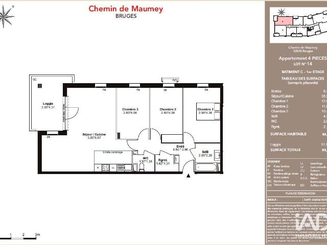 Appartement vente à Le Tasta, Bruges