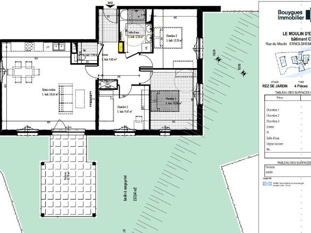 Appartement vente à Ernolsheim-Bruche, Collectivité européenne d'Alsace
