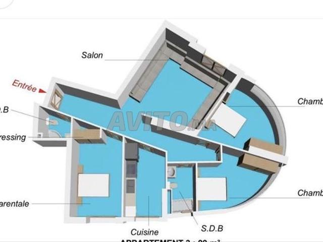 Appartement vente à Tangero, Tanger-Tétouan