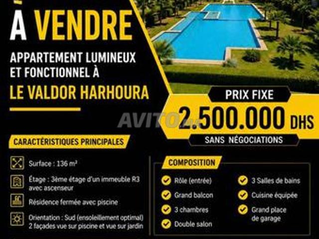 Appartement vente à Témara