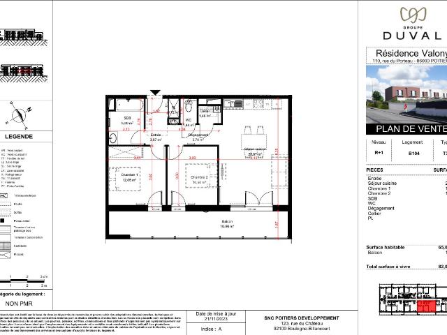Appartement vente à Poitiers