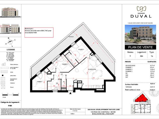 Appartement vente à Saint-Nazaire, Saint-nazaire