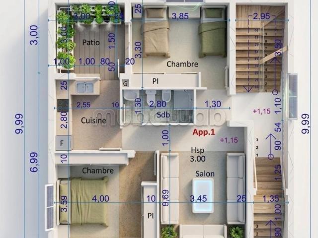 Appartement vente à Tétouan, Tanger-Tétouan