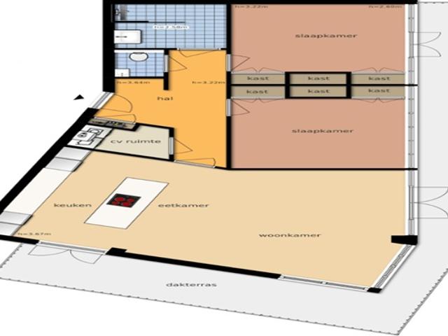 Appartement te huur in Centrum, Alkmaar