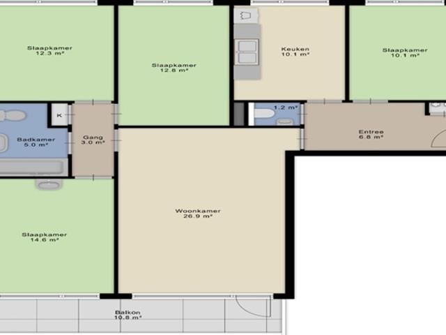 Appartement te huur in Paddepoel-Noord, Groningen