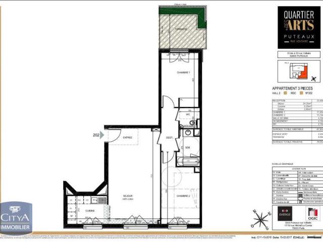 Appartement location à Nanterre, Puteaux