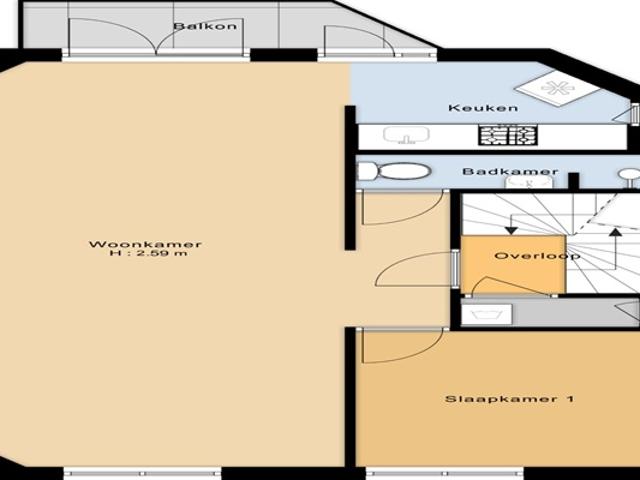 Appartement te huur in Zuid, Amsterdam
