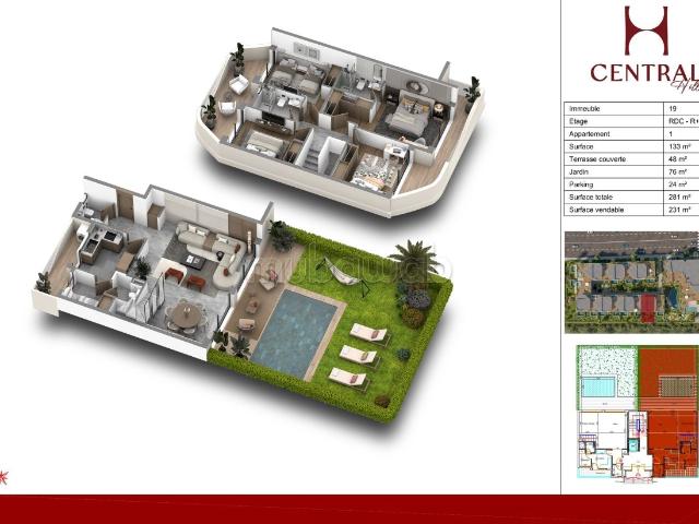 Appartement vente à Anfa, Gharb-Chrarda-Beni Hssen