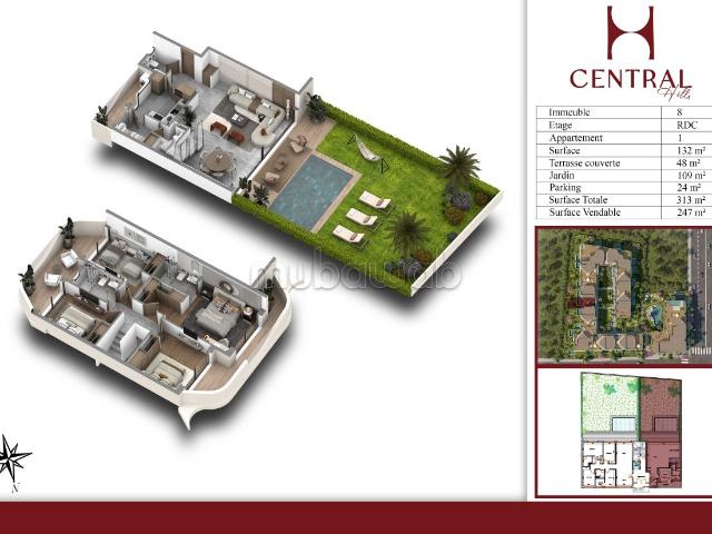 Appartement vente à Anfa, Gharb-Chrarda-Beni Hssen
