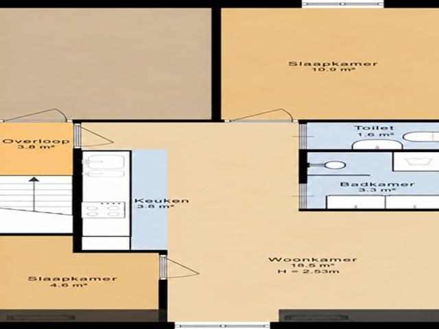 Appartement te huur in Oost, Amsterdam