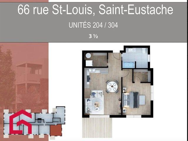 Apartment for rent in Quartier du Vieux-Saint-Eustache, Saint-Eustache