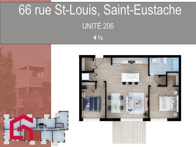 Apartment for rent in Quartier du Vieux-Saint-Eustache, Saint-Eustache