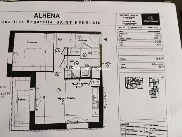 Appartement location à Nantes, Saint-herblain