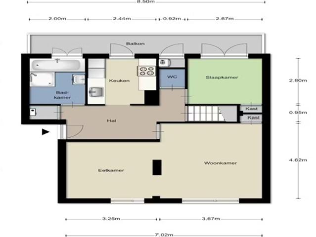 Appartement te huur in Nijmegen