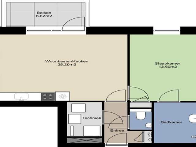 Appartement te huur in Raamsdonksveer, Noord Brabant