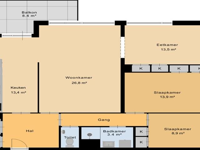 Appartement te huur in Overtoomse Veld, Amsterdam