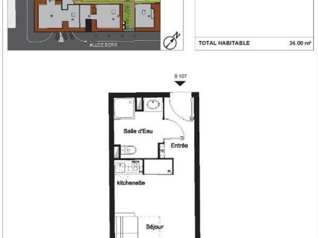 Studio location à Bordeaux