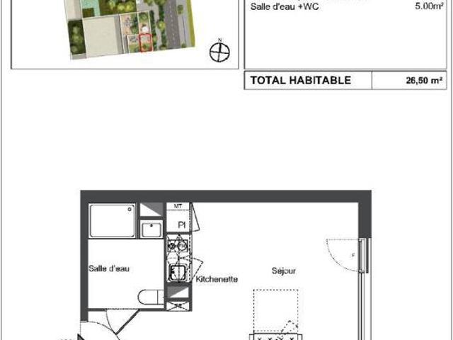 Studio location à Bordeaux, Lormont