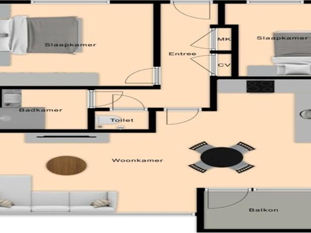 Appartement te huur in Rumpen, Limburg