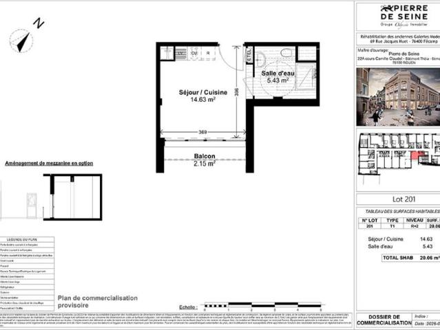 Appartement vente à Le Havre, Fécamp
